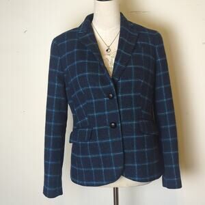 Vintage Inspired Wool Blend Plaid Blazer Poetcore Heritage 🦆 Duck  Liner Jacket